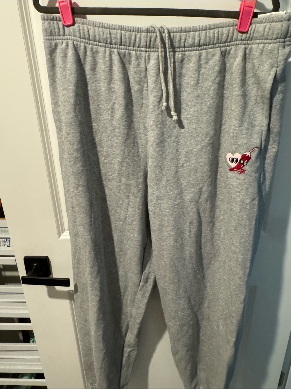 PINK Gray women’s  Fleece Jogger Sweatpants - Casual Comfort